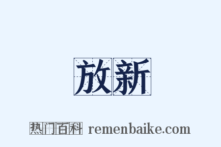 放新是什么意思的图片